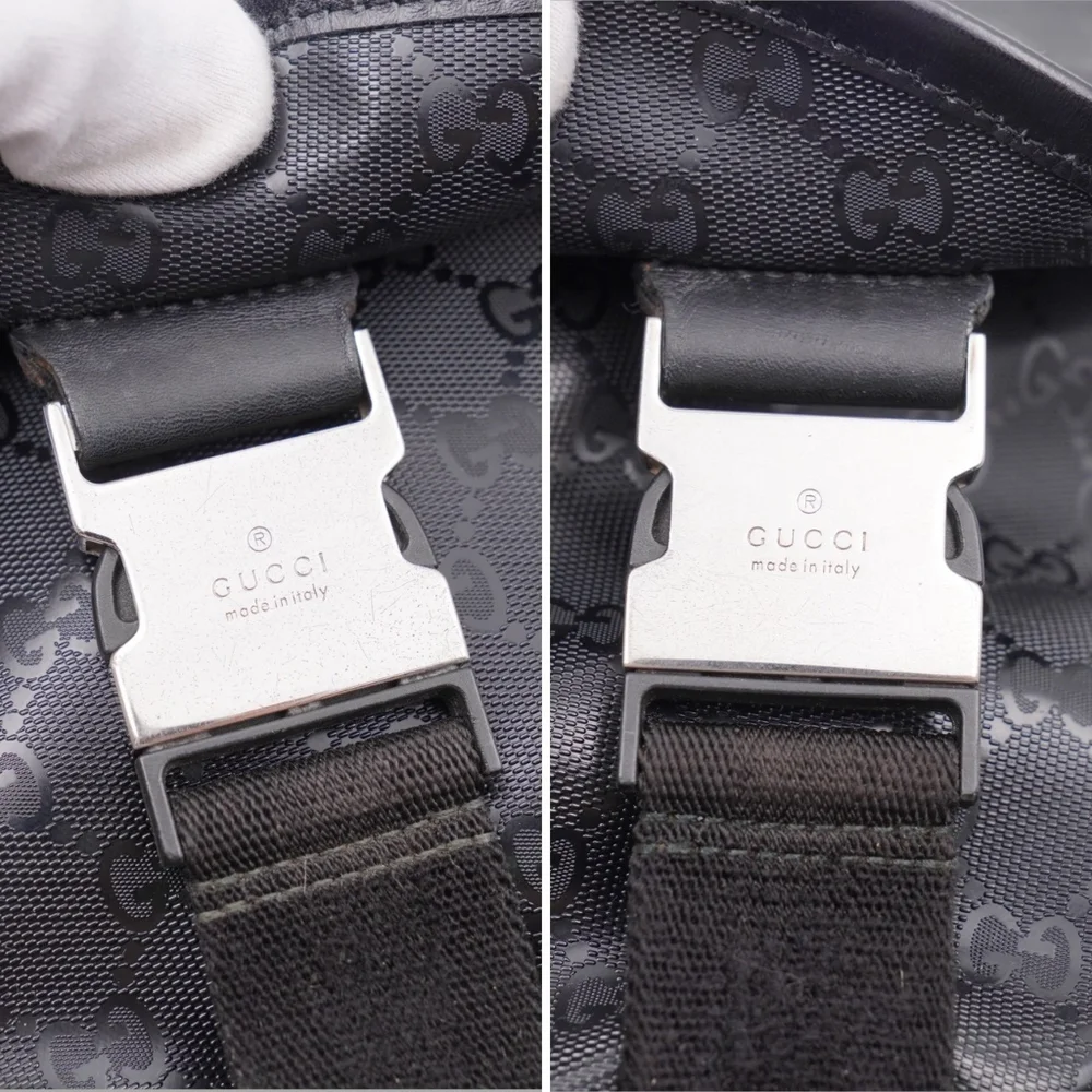 ❌️❌️SOLd❌️❌️CB09 ❤️ Gucci GG 500 Web Double Buckle Messenger Bag